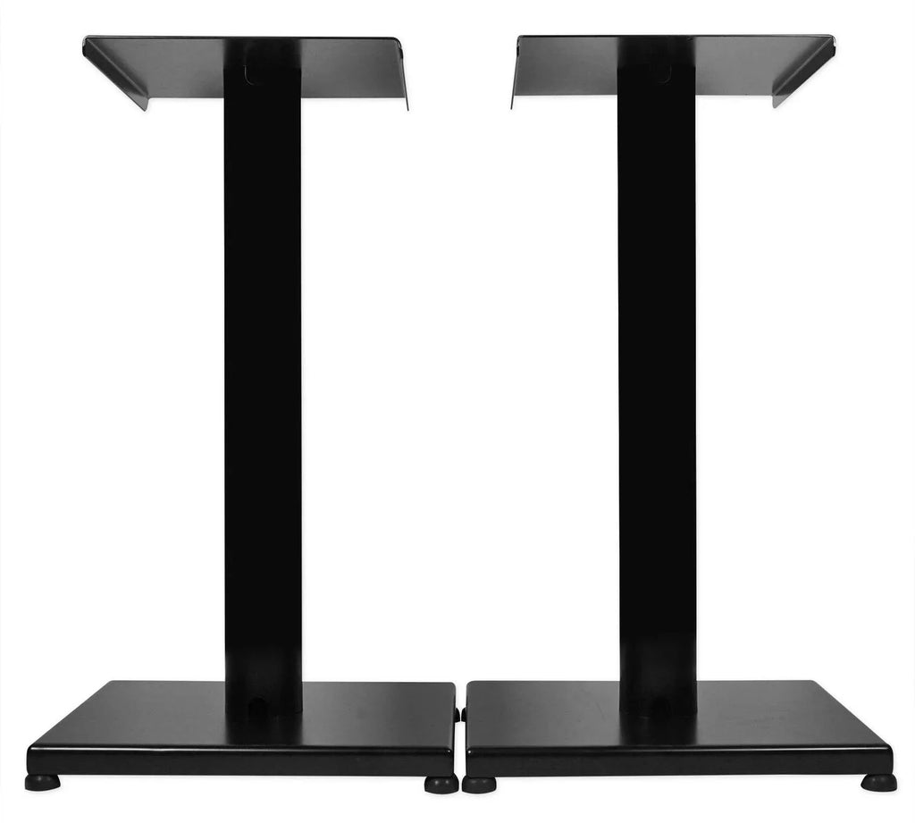 Pair Rockville RS29B 29" Steel Bookshelf Speaker and Studio Monitor Stands - Black