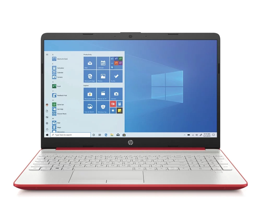 Restored 15-dw1083wm 15.6" HD Notebook Pentium Gold 6405U 2.4GHz 4 GB RAM 128 GB SSD Wi-Fi BT Webcam Windows 10 Home (Refurbished)